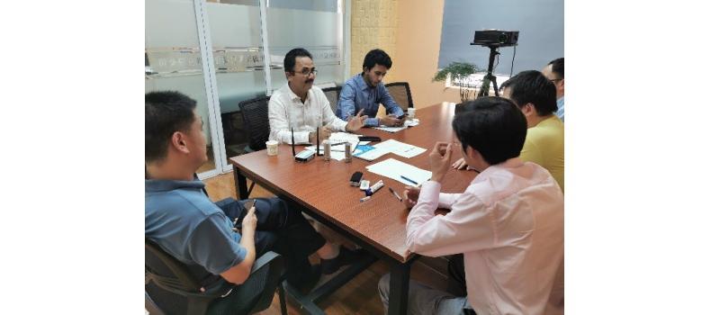 印度外商客戶來(lái)我司考察